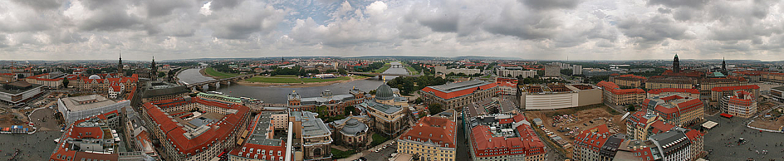 360&deg; Pano vom Turm der Frauenkirche