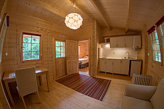 Log Cabins & Dinner Hall